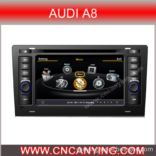 Special Car DVD Player for Audi A8 with GPS, Bluetooth. with A8 Chipset Dual Core 1080P V-20 Disc WiFi 3G Internet (CY-C221)